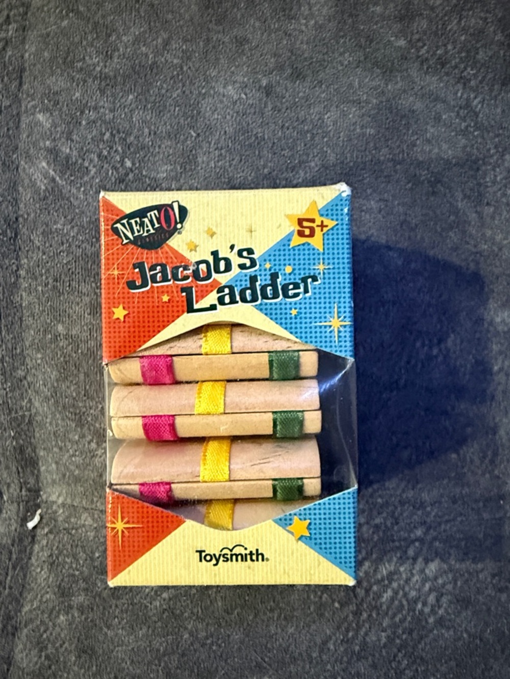 ToysmiTH Jacob's Ladder Kids Toy - Pink, Yellow, Green